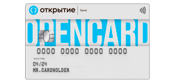 Открытие (OpenCard) — Visa, MasterCard