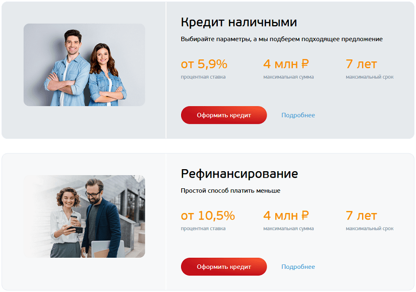Кредитные программы от Санкт-Петербург Банка
