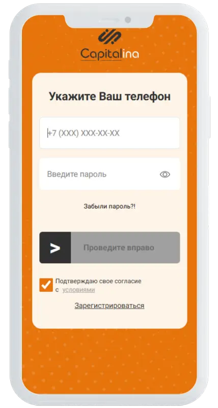 Анкета для займа в Капиталина