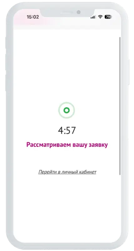 Обработка заявки в Финтерра